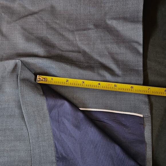 Express Performance Extra Slim Gray Blazer Size 40S Men's Career Professional - Picture 12 of 12